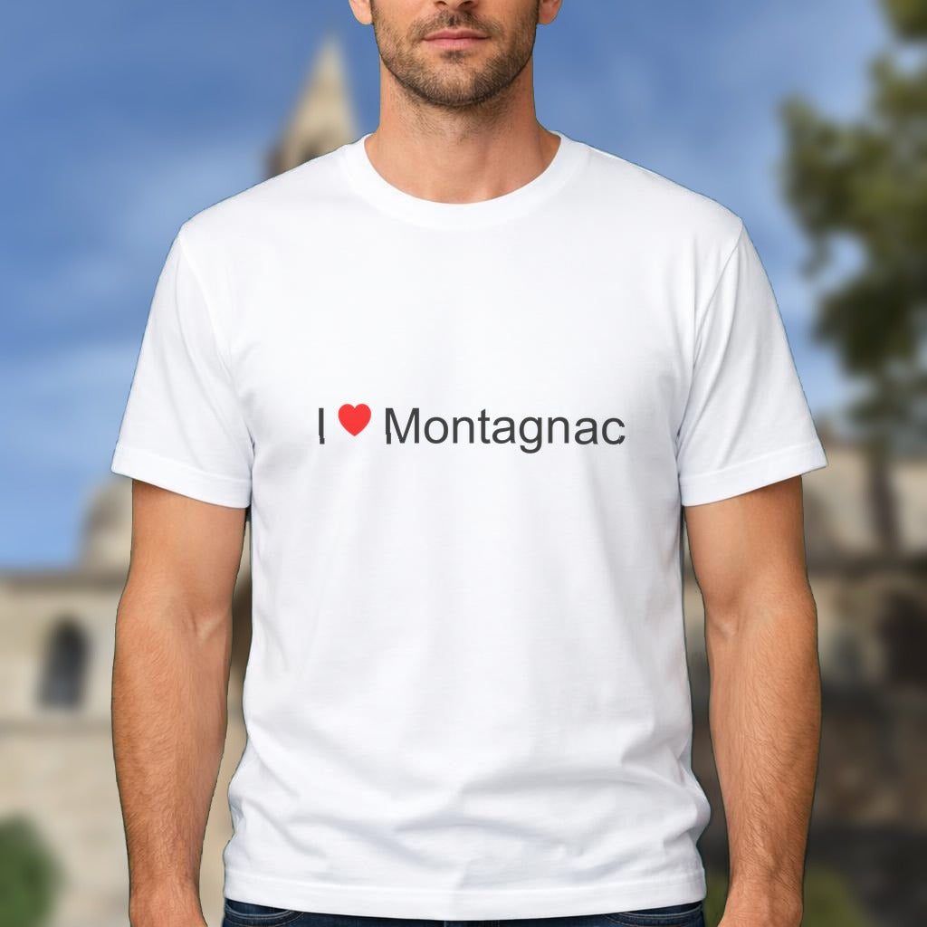 T-shirt I love montagnac