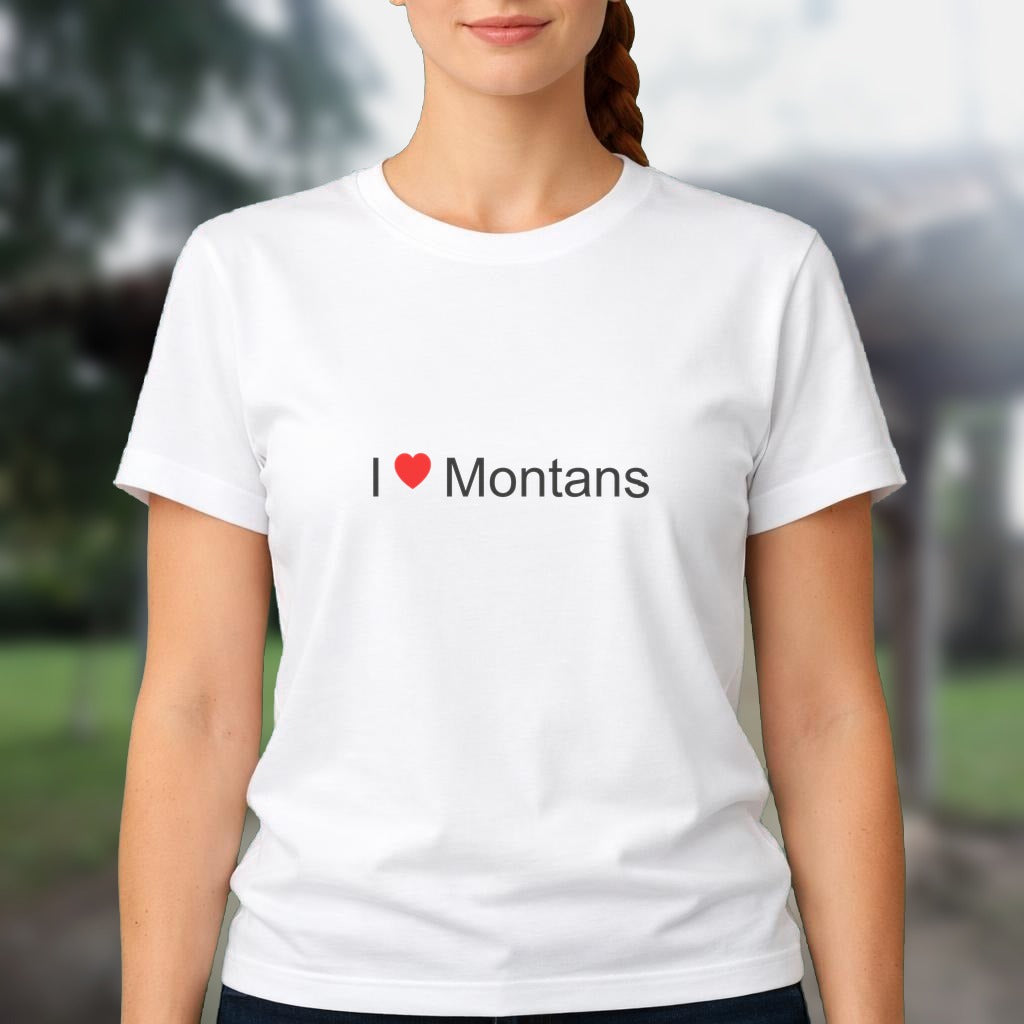 T-shirt I love montans