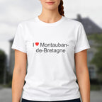 T-shirt I love montauban-de-bretagne