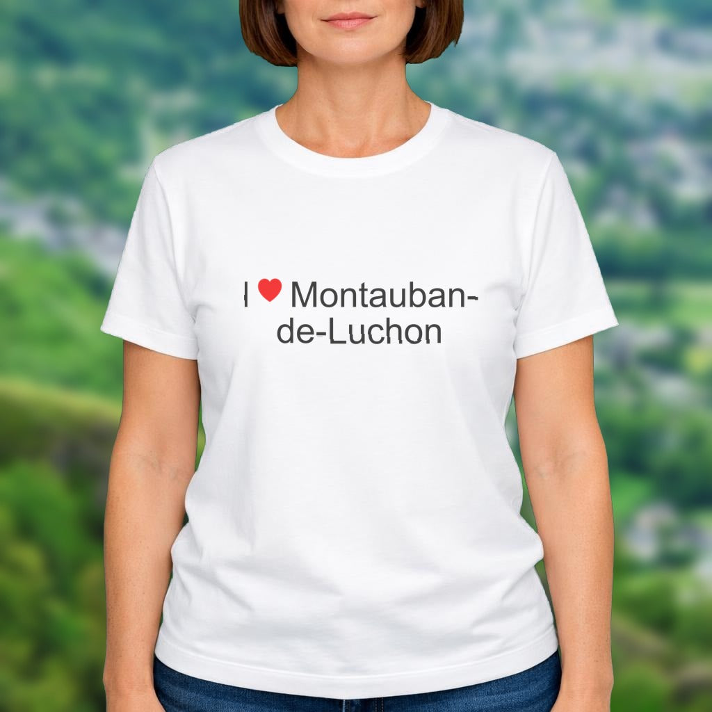 T-shirt I love montauban-de-luchon