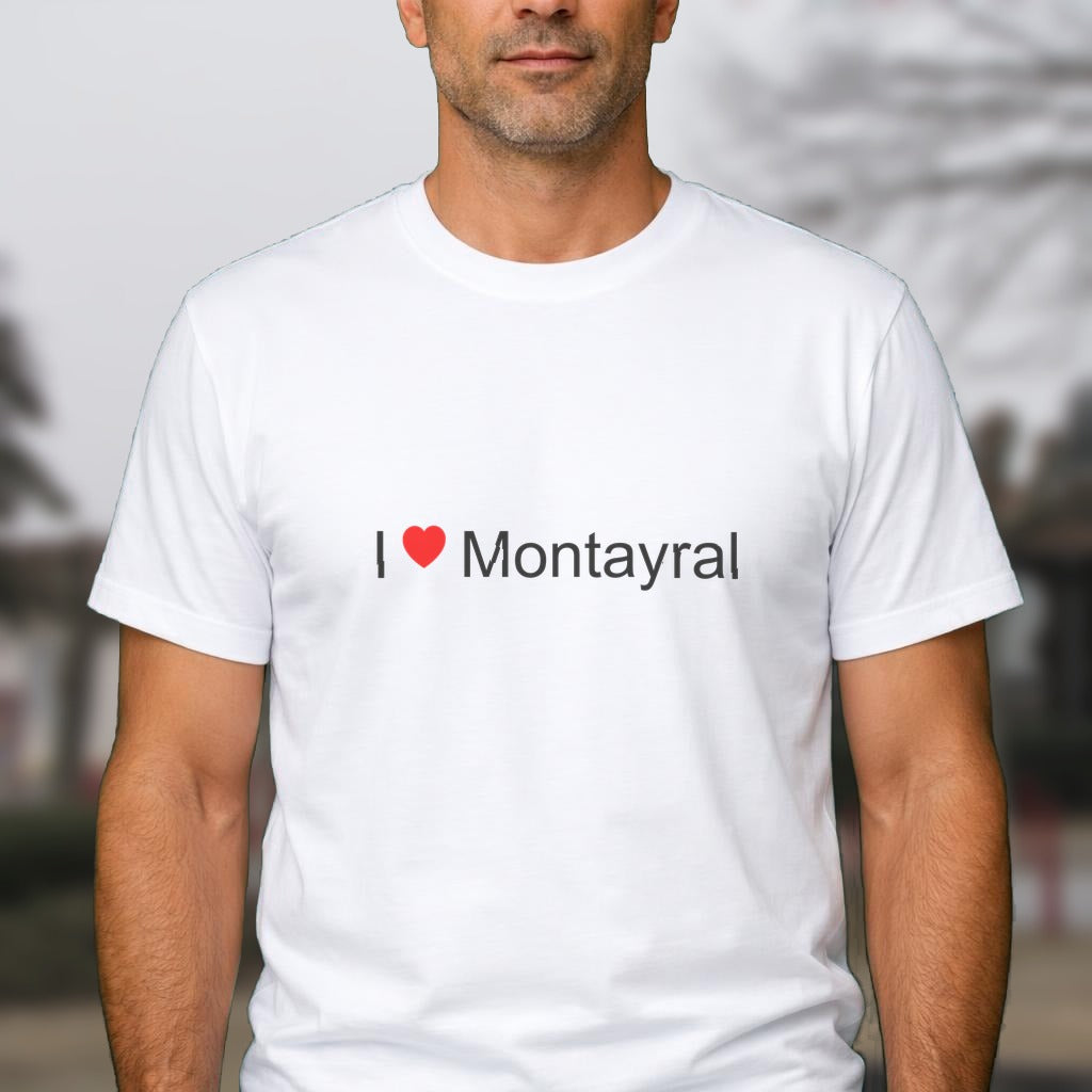 T-shirt I love montayral