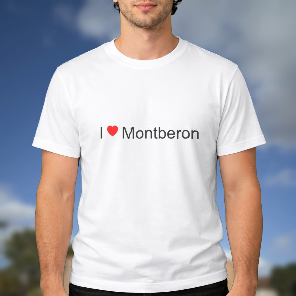 T-shirt I love montberon