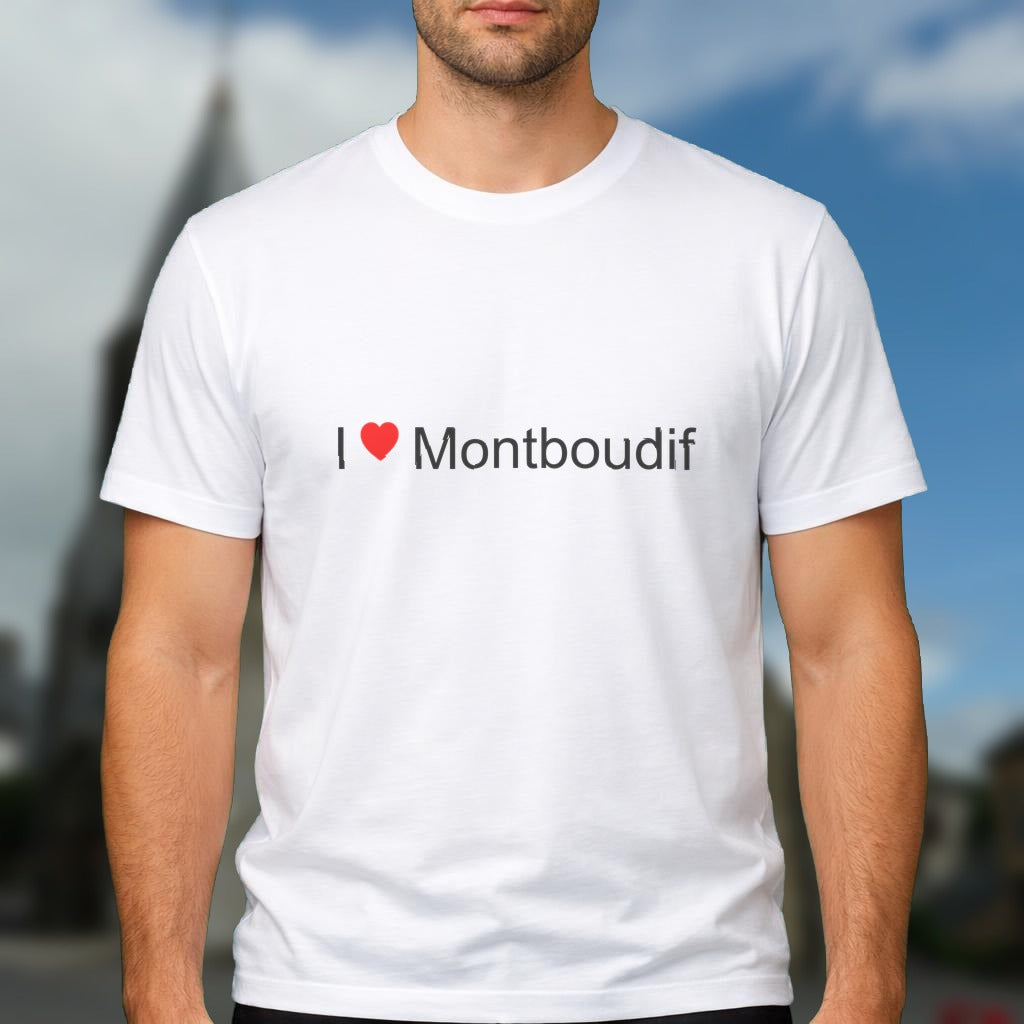 T-shirt I love montboudif