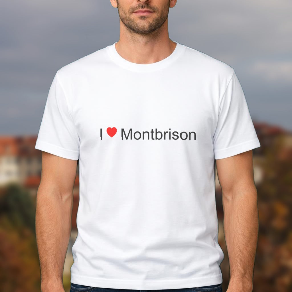 T-shirt I love montbrison