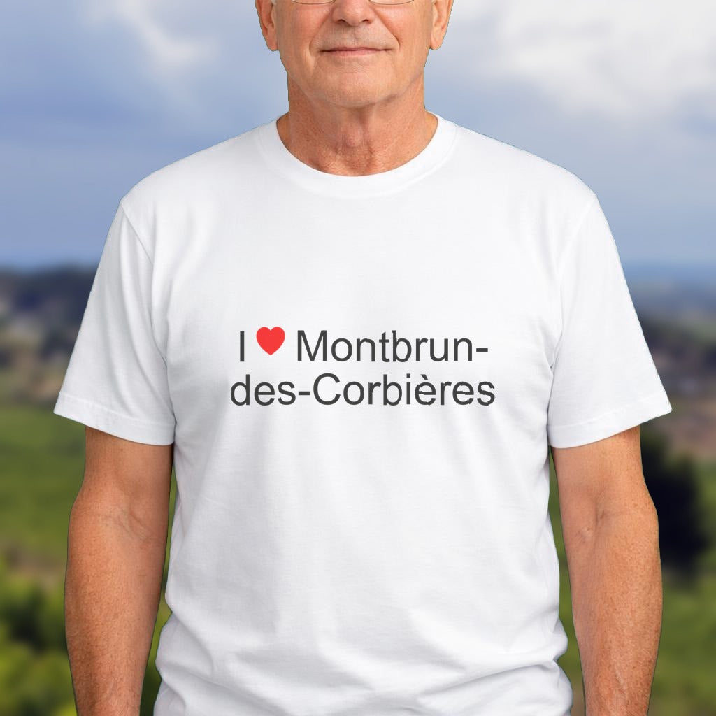 T-shirt I love montbrun-des-corbières