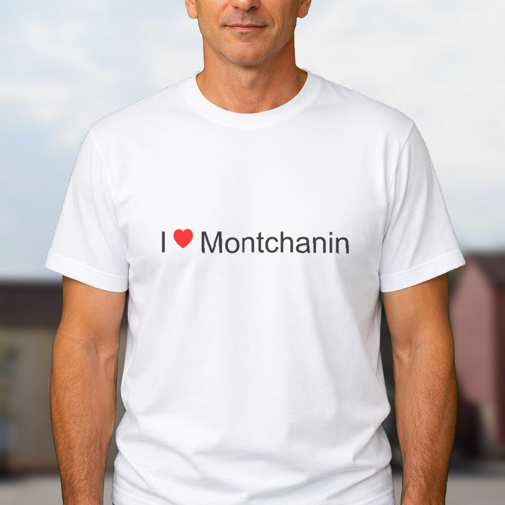 T-shirt I love montchanin