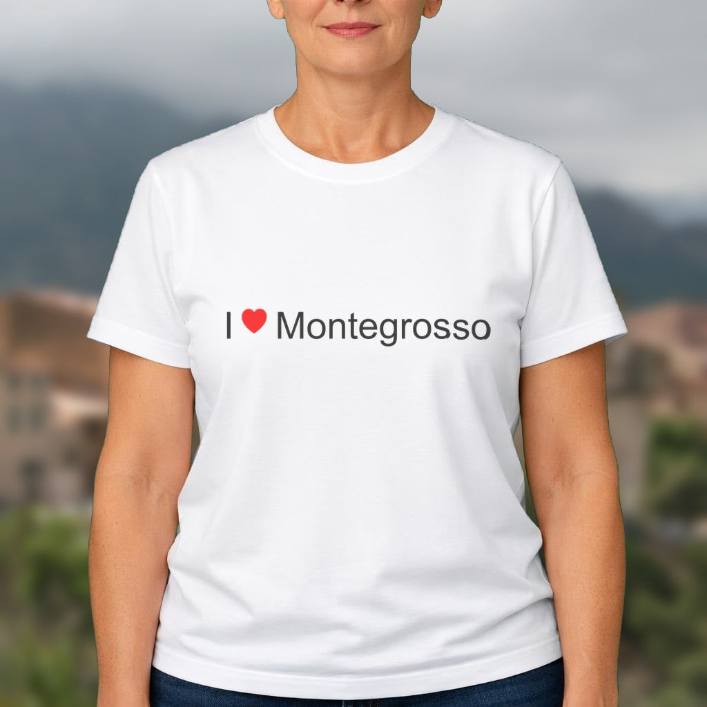 T-shirt I love montegrosso