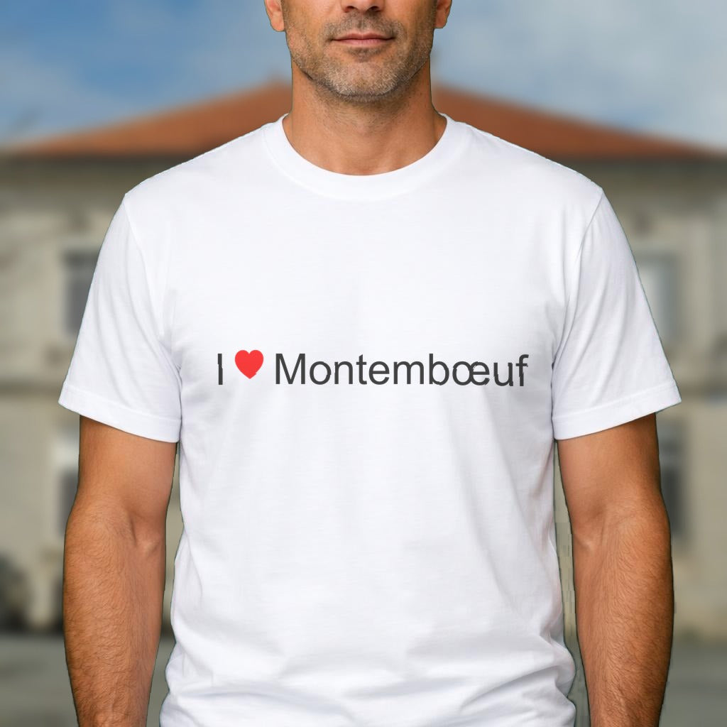 T-shirt I love montembœuf