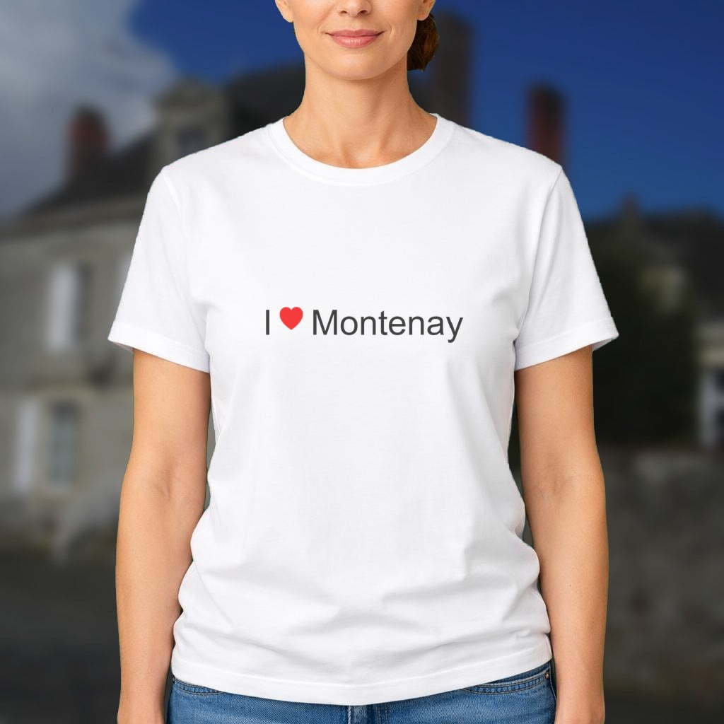 T-shirt I love montenay