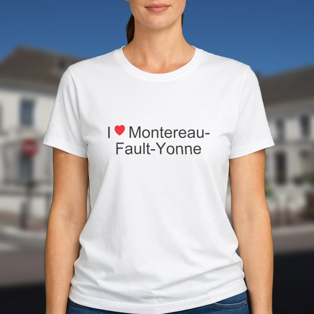 T-shirt I love montereau-fault-yonne