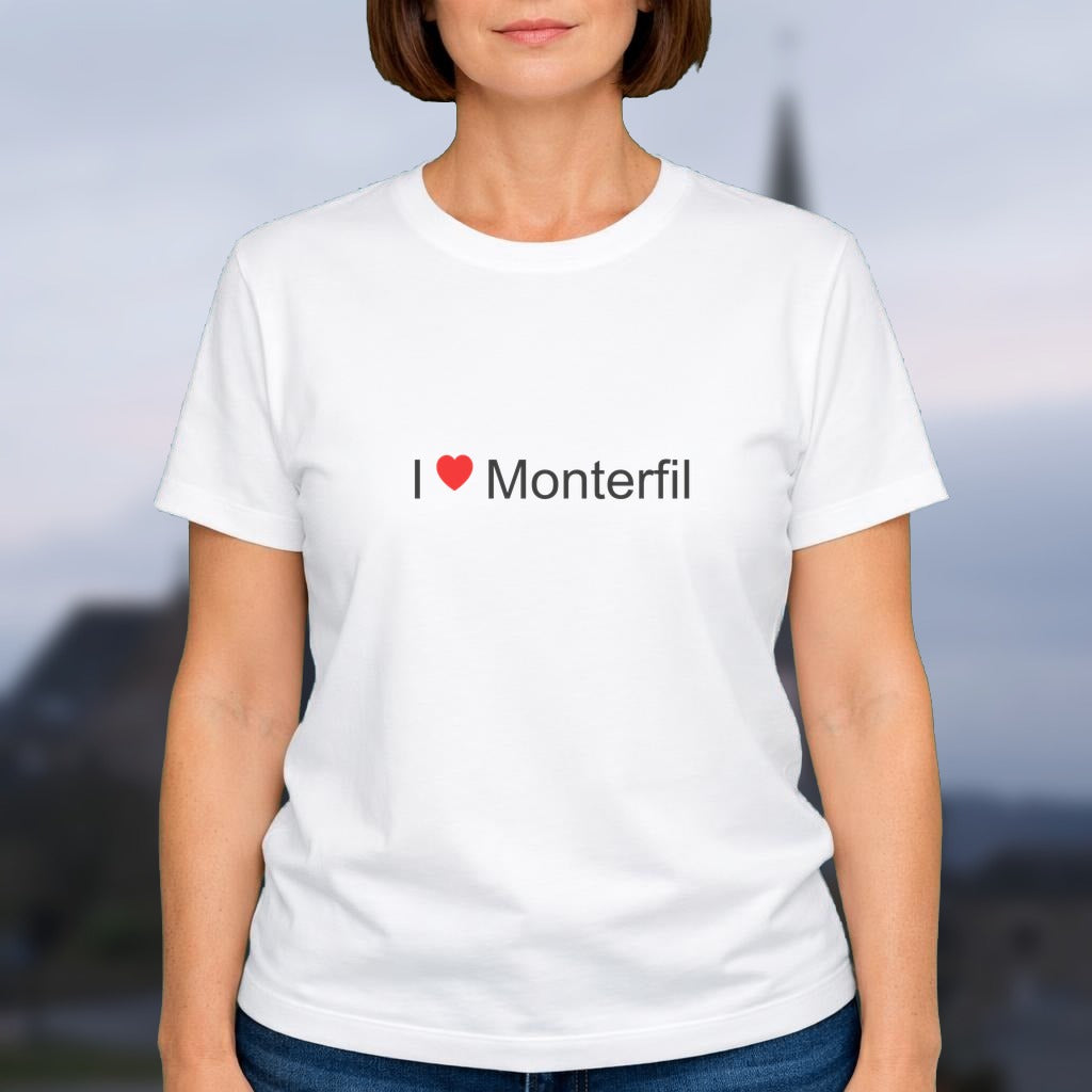 T-shirt I love monterfil
