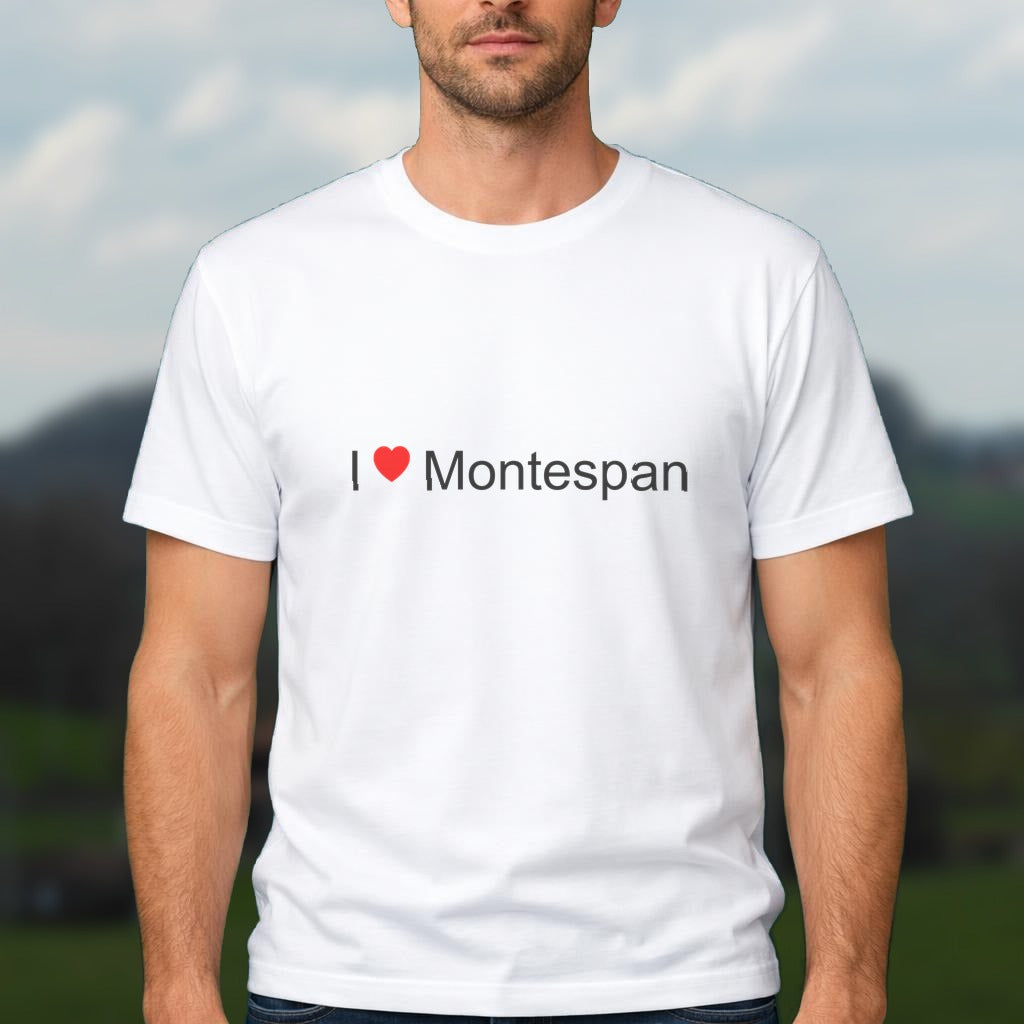 T-shirt I love montespan