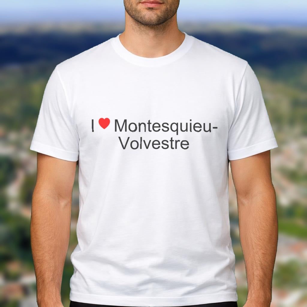 T-shirt I love montesquieu-volvestre