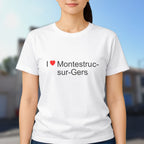 T-shirt I love montestruc-sur-gers