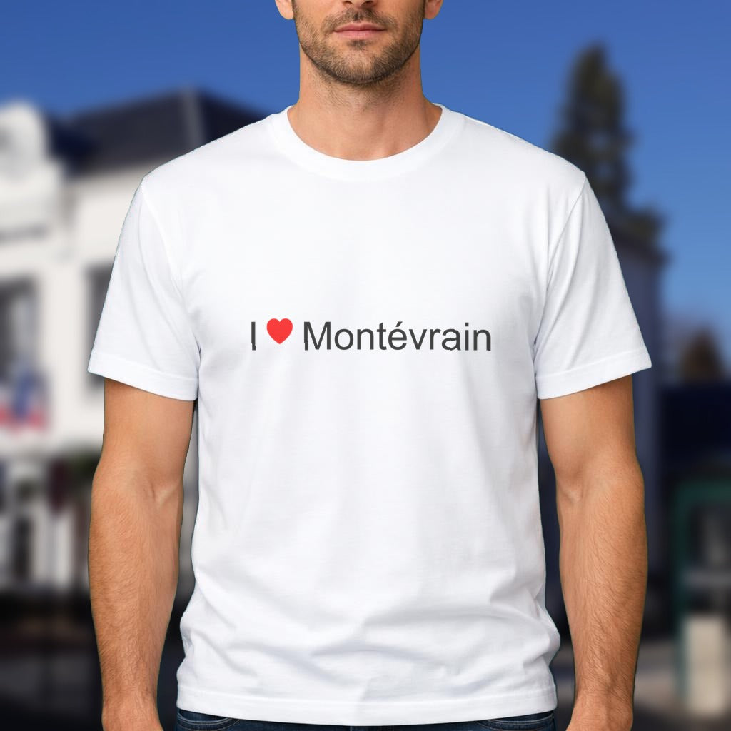 T-shirt I love montévrain
