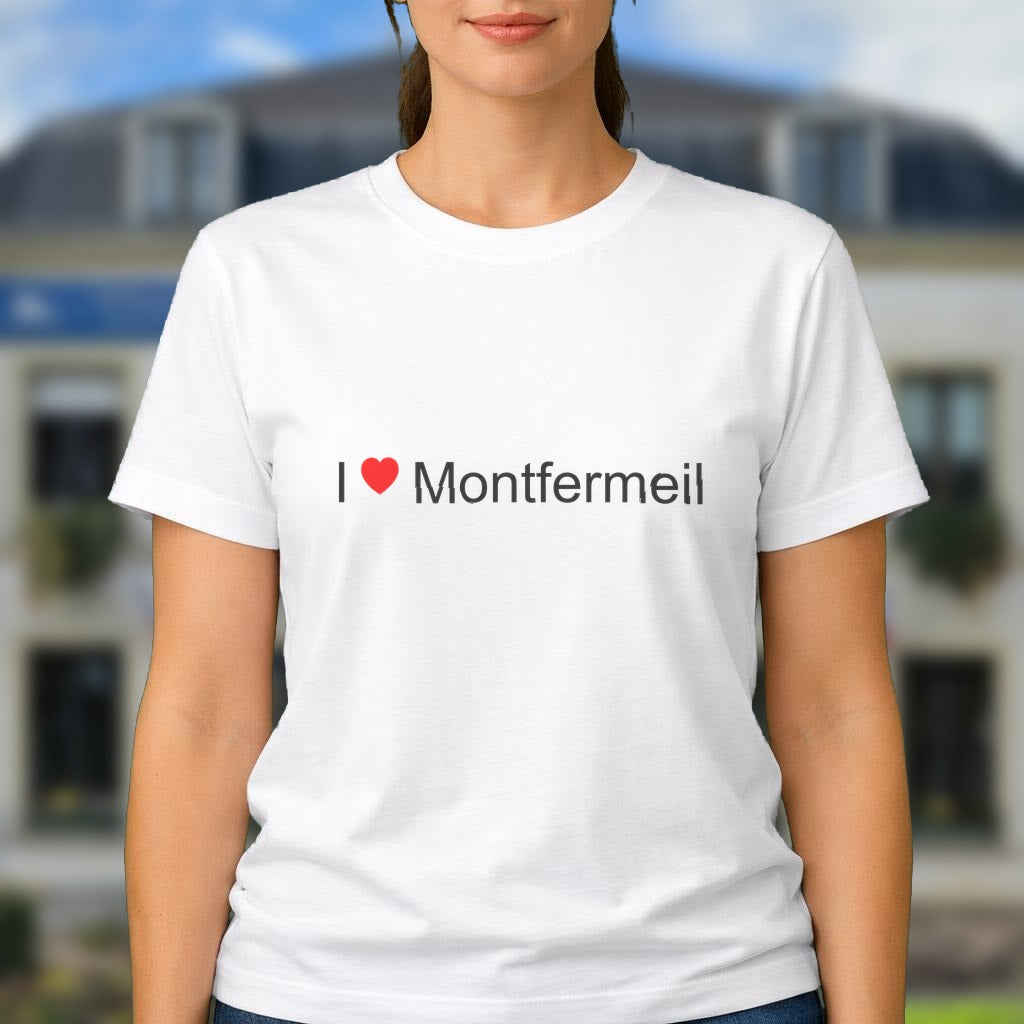 T-shirt I love montfermeil