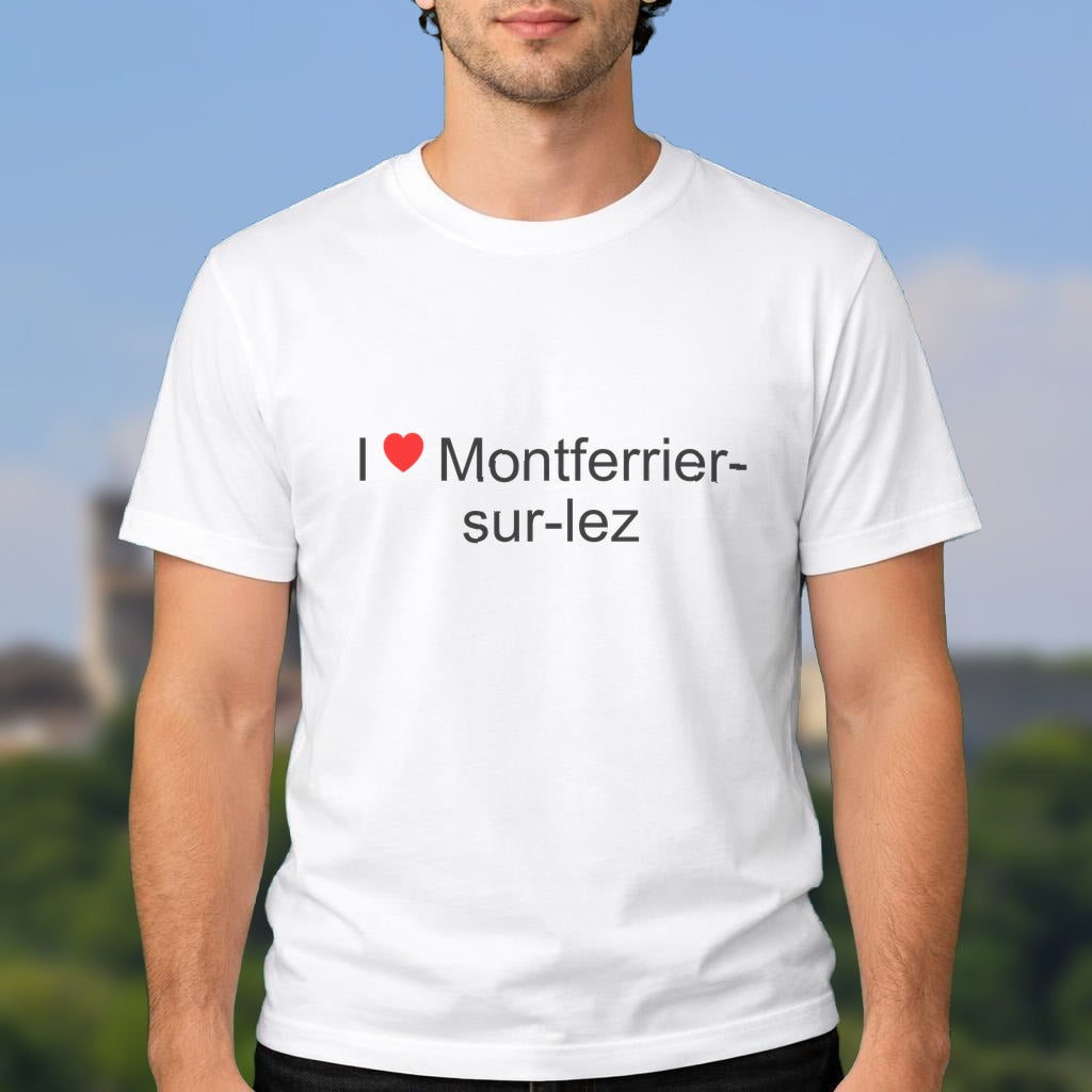 T-shirt I love montferrier-sur-lez