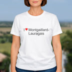 T-shirt I love montgaillard-lauragais