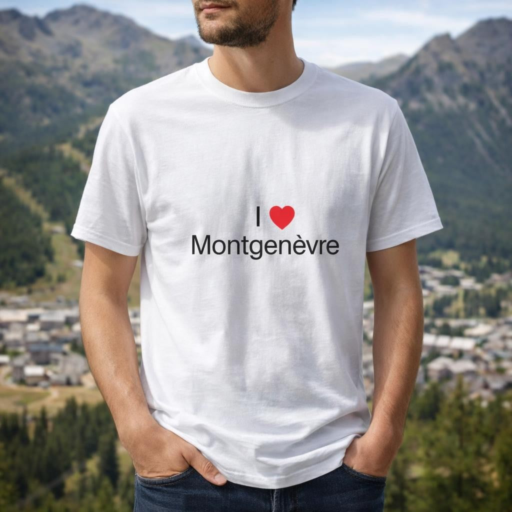 T-shirt I love montgenèvre