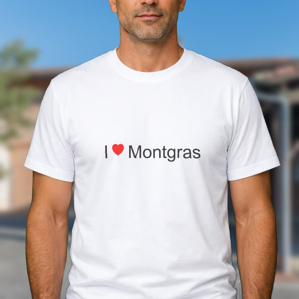 T-shirt I love montgras
