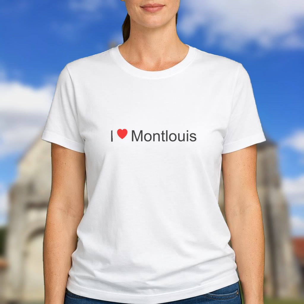 T-shirt I love montlouis