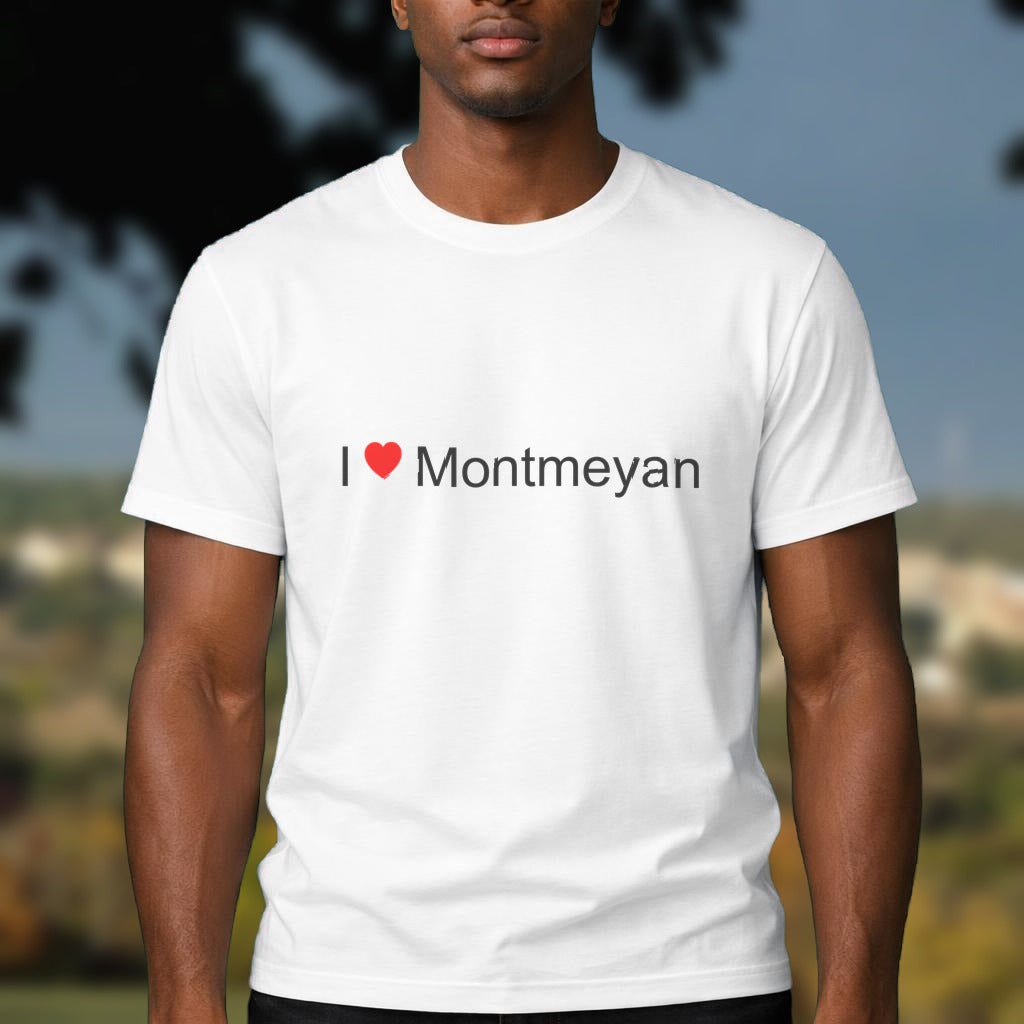 T-shirt I love montmeyan