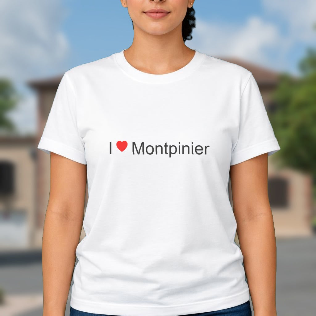 T-shirt I love montpinier