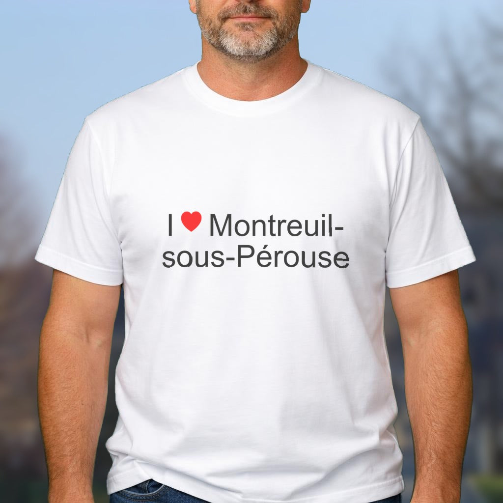 T-shirt I love montreuil-sous-pérouse