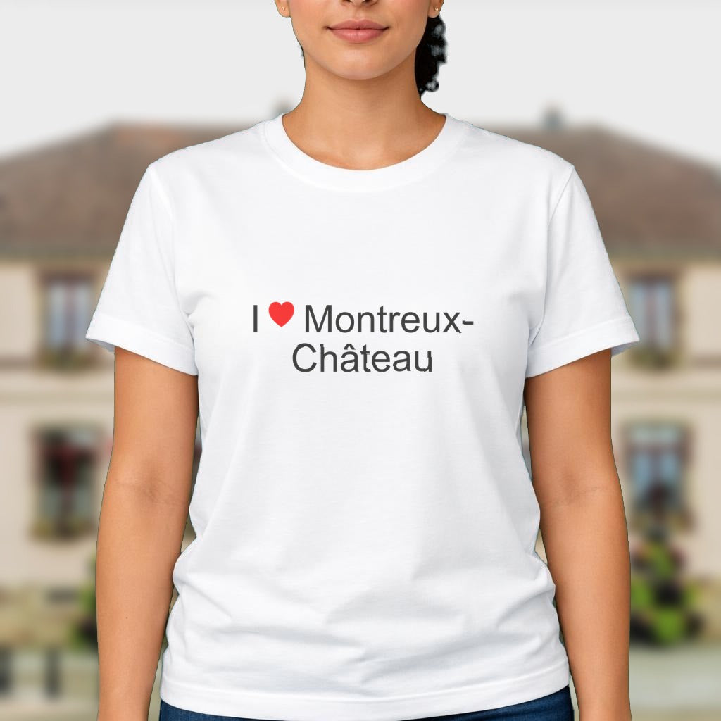 T-shirt I love montreux-château