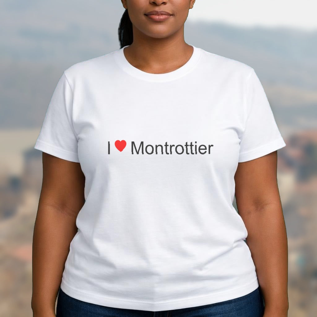 T-shirt I love montrottier