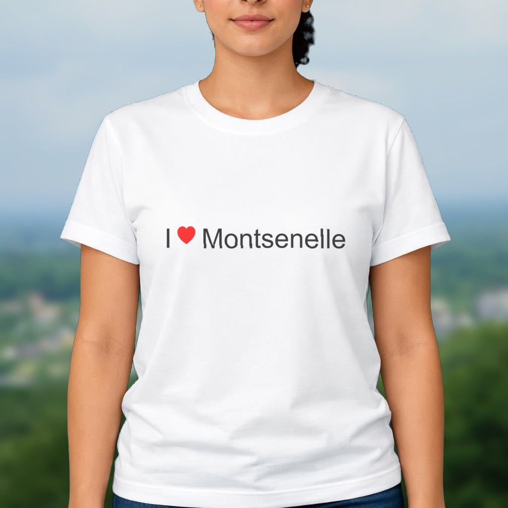 T-shirt I love montsenelle