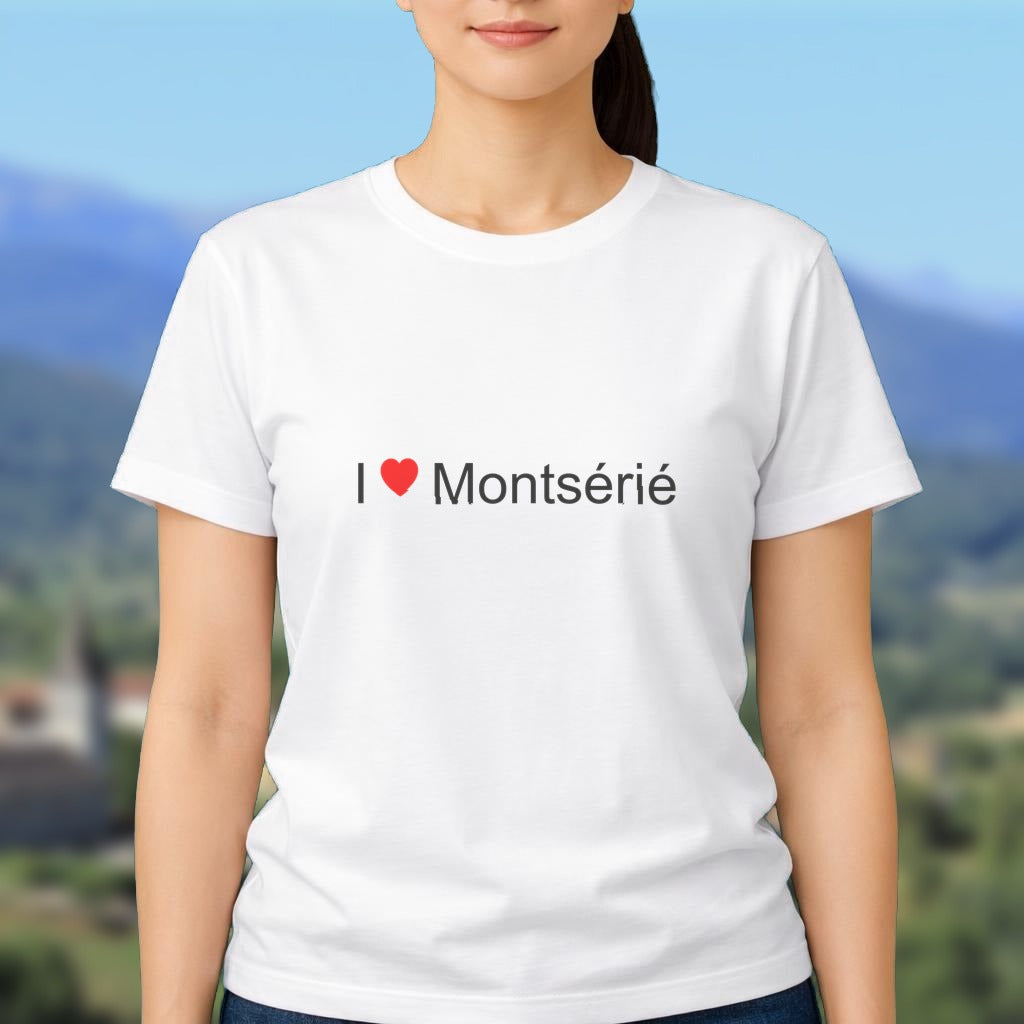 T-shirt I love montsérié