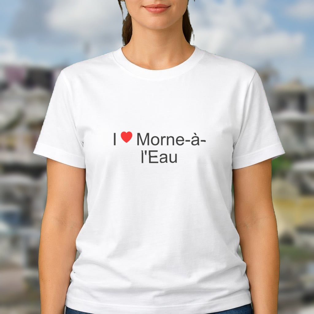 T-shirt I love morne-à-l'eau