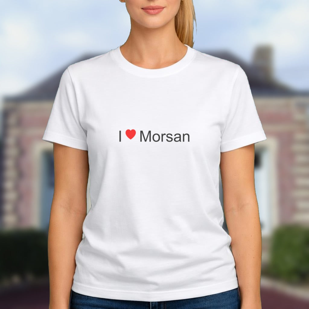 T-shirt I love morsan