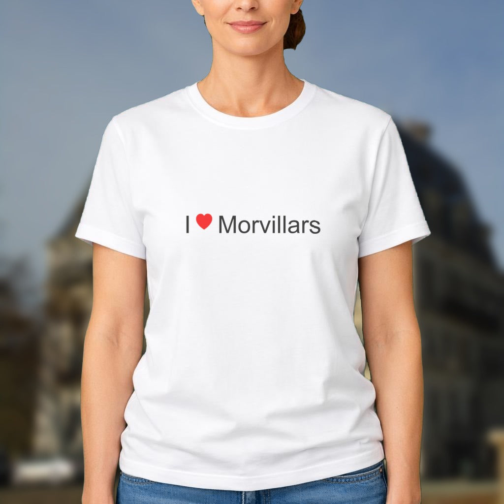 T-shirt I love morvillars