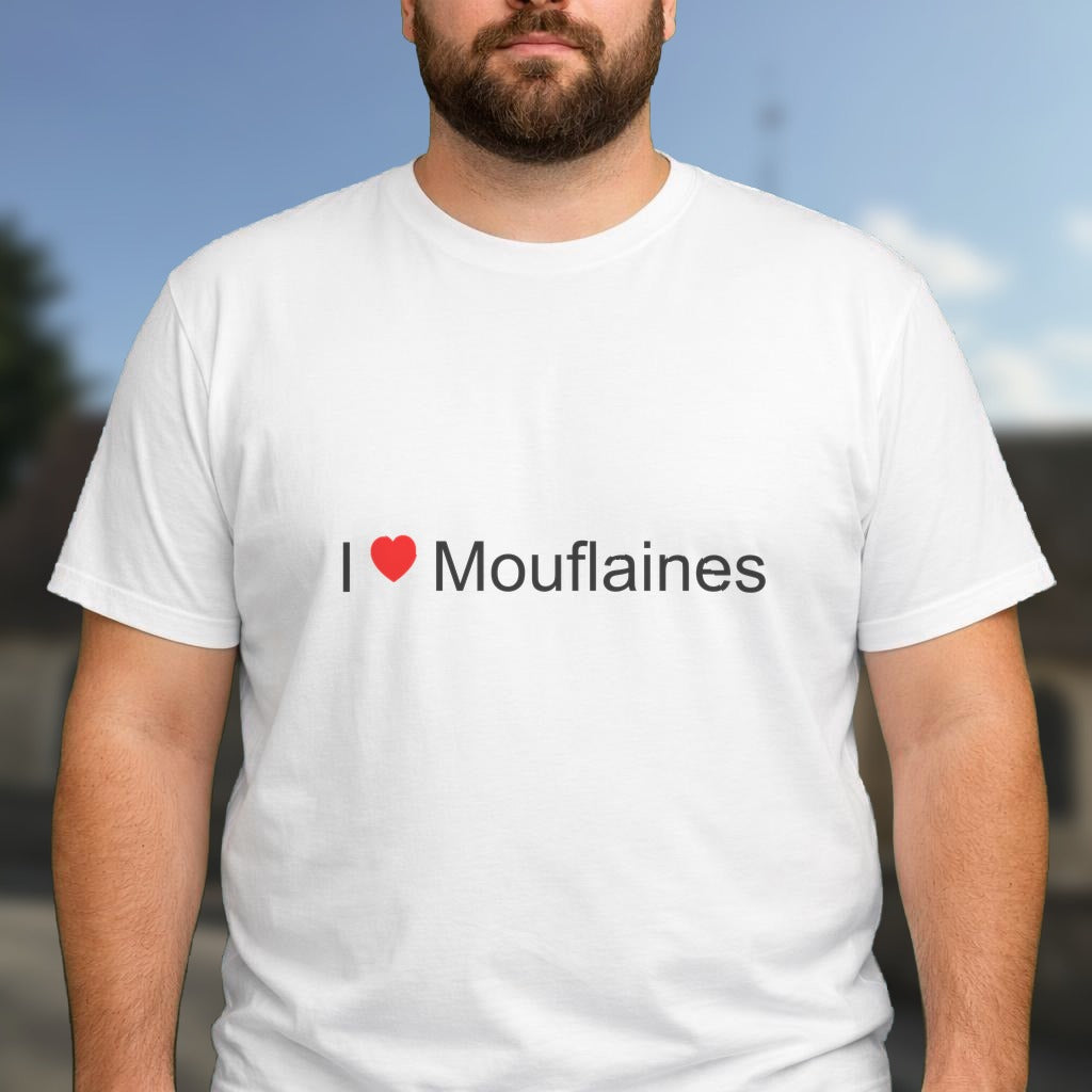 T-shirt I love mouflaines