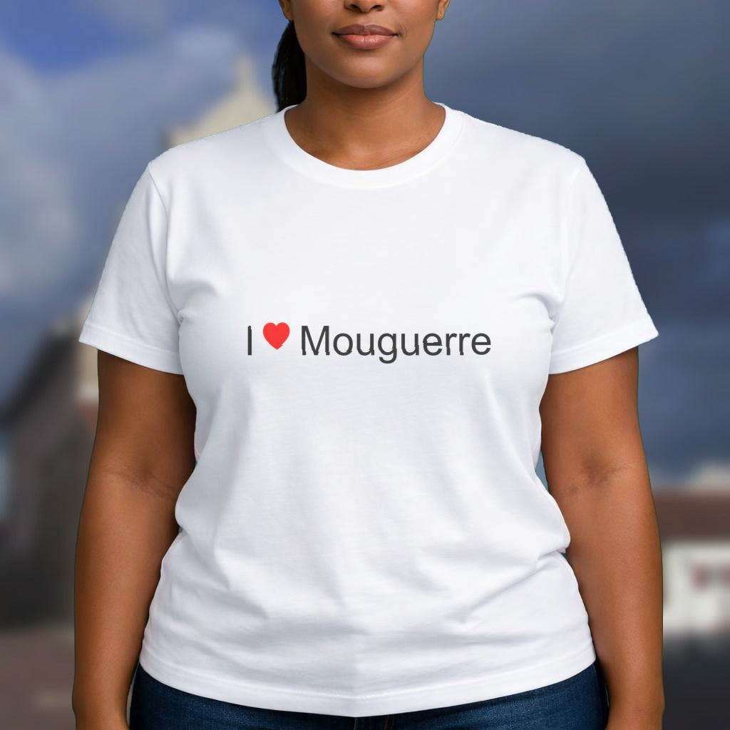 T-shirt I love mouguerre