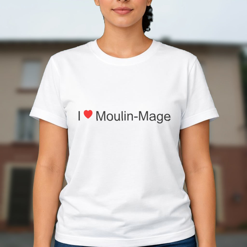 T-shirt I love moulin-mage