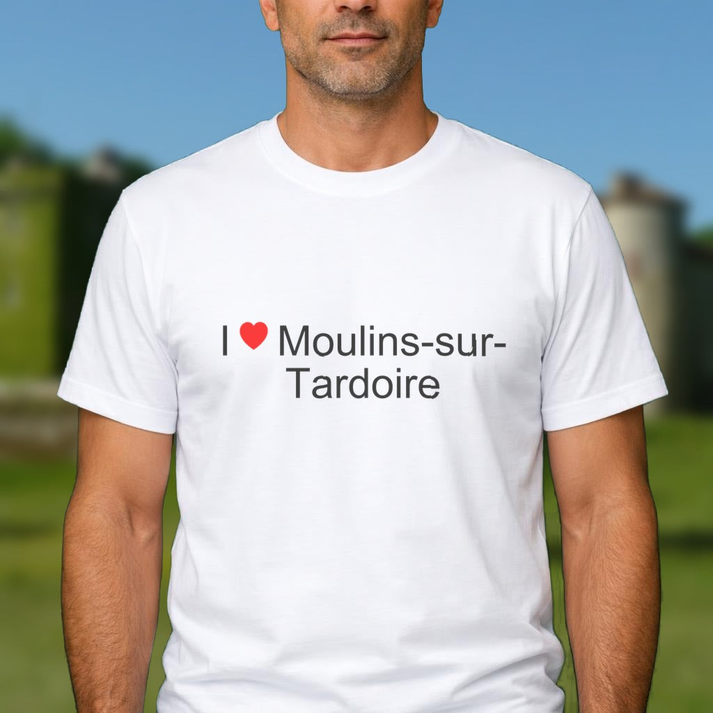 T-shirt I love moulins-sur-tardoire