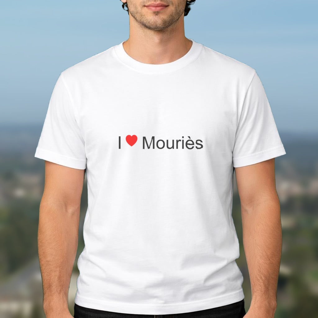 T-shirt I love mouriès