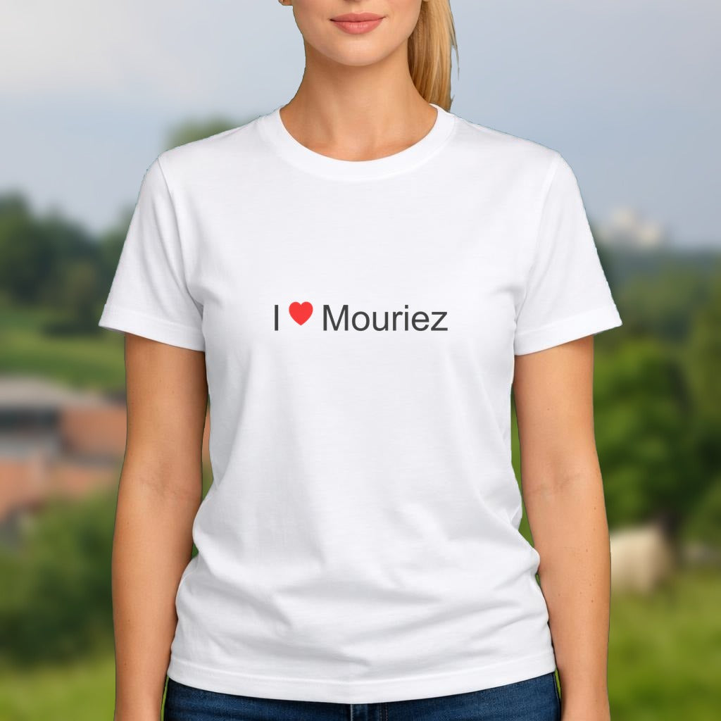 T-shirt I love mouriez