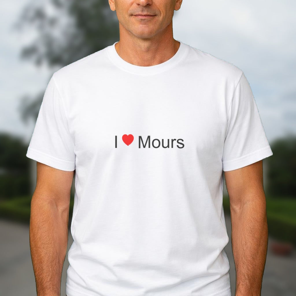 T-shirt I love mours