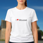 T-shirt I love moussé