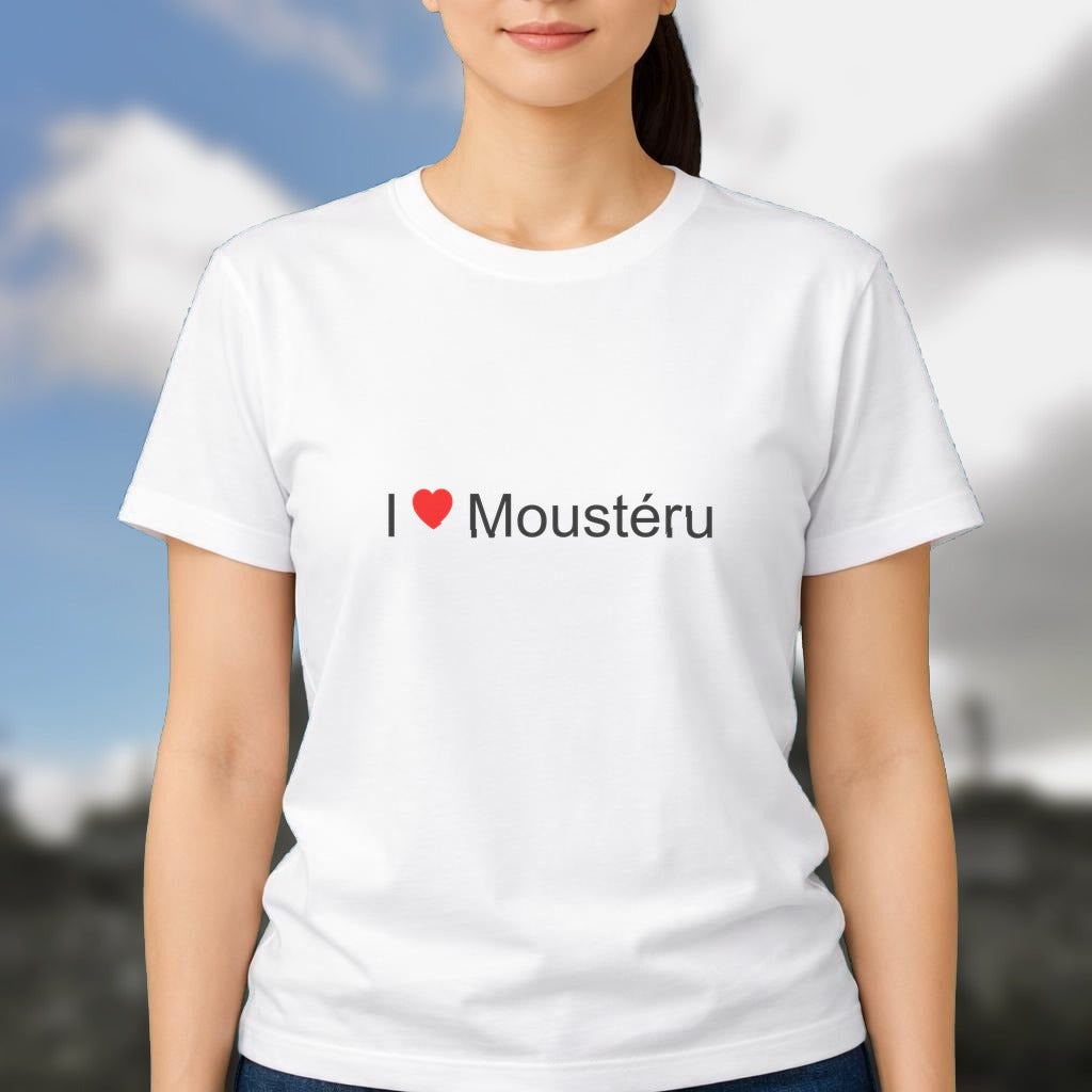 T-shirt I love moustéru
