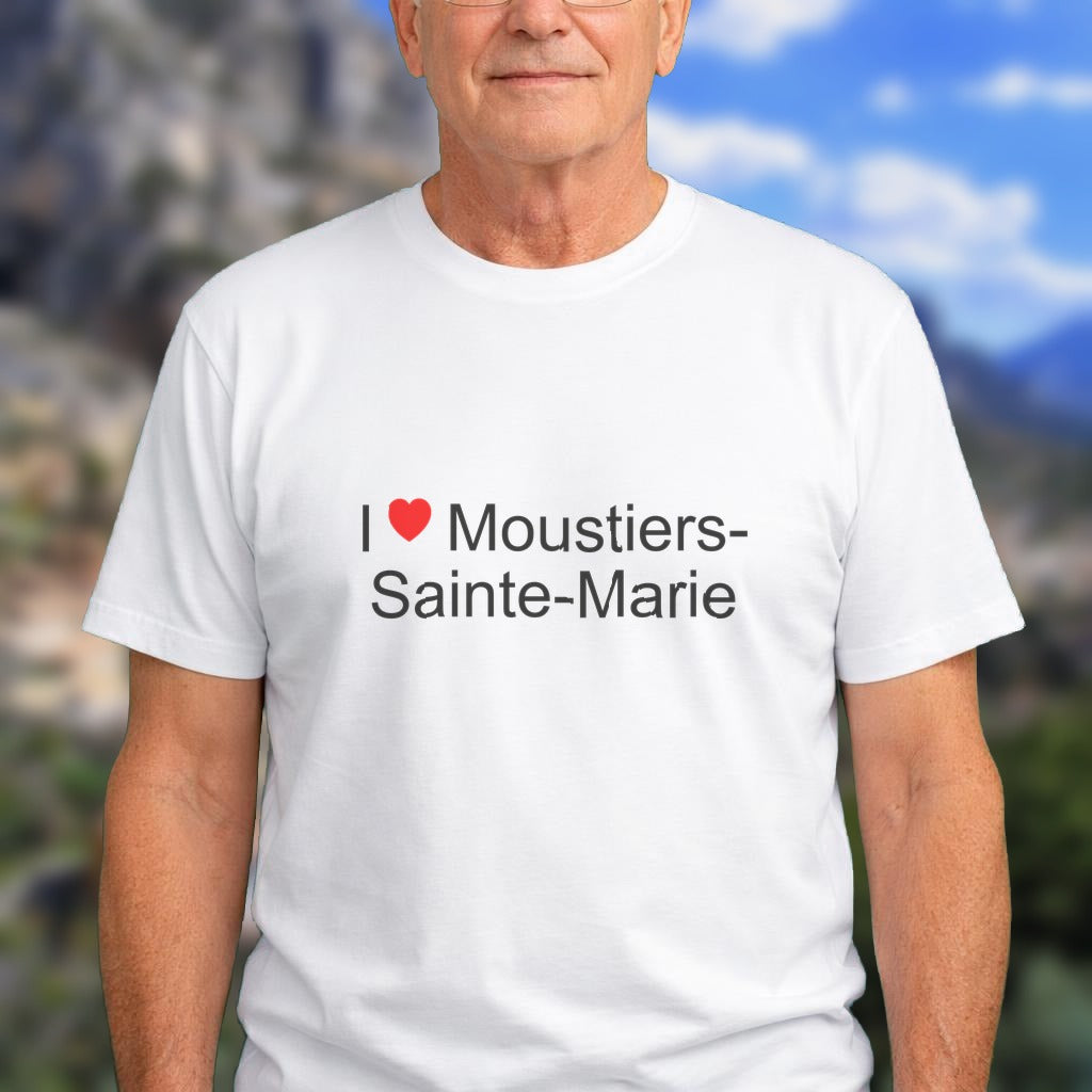 T-shirt I love moustiers-sainte-marie
