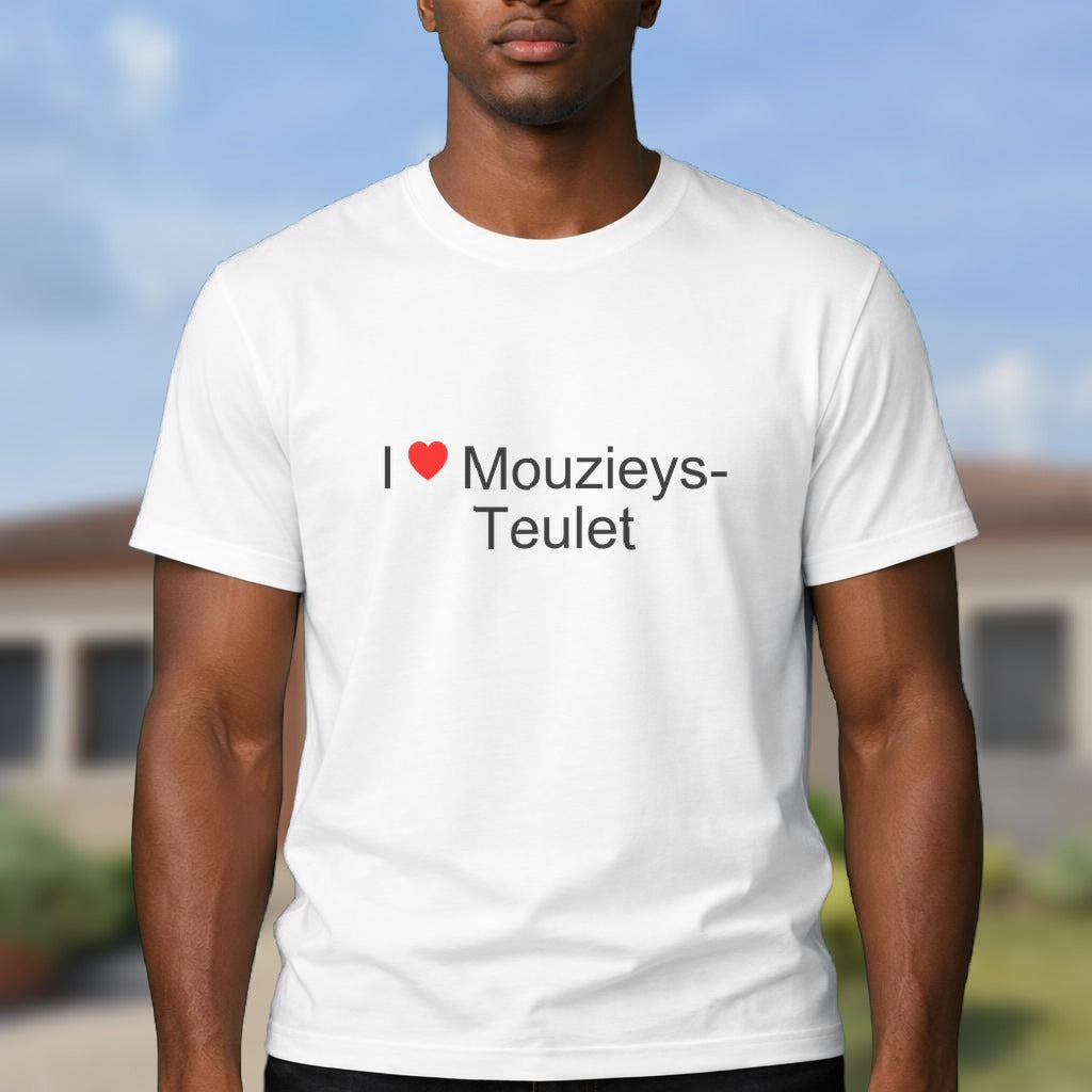 T-shirt I love mouzieys-teulet