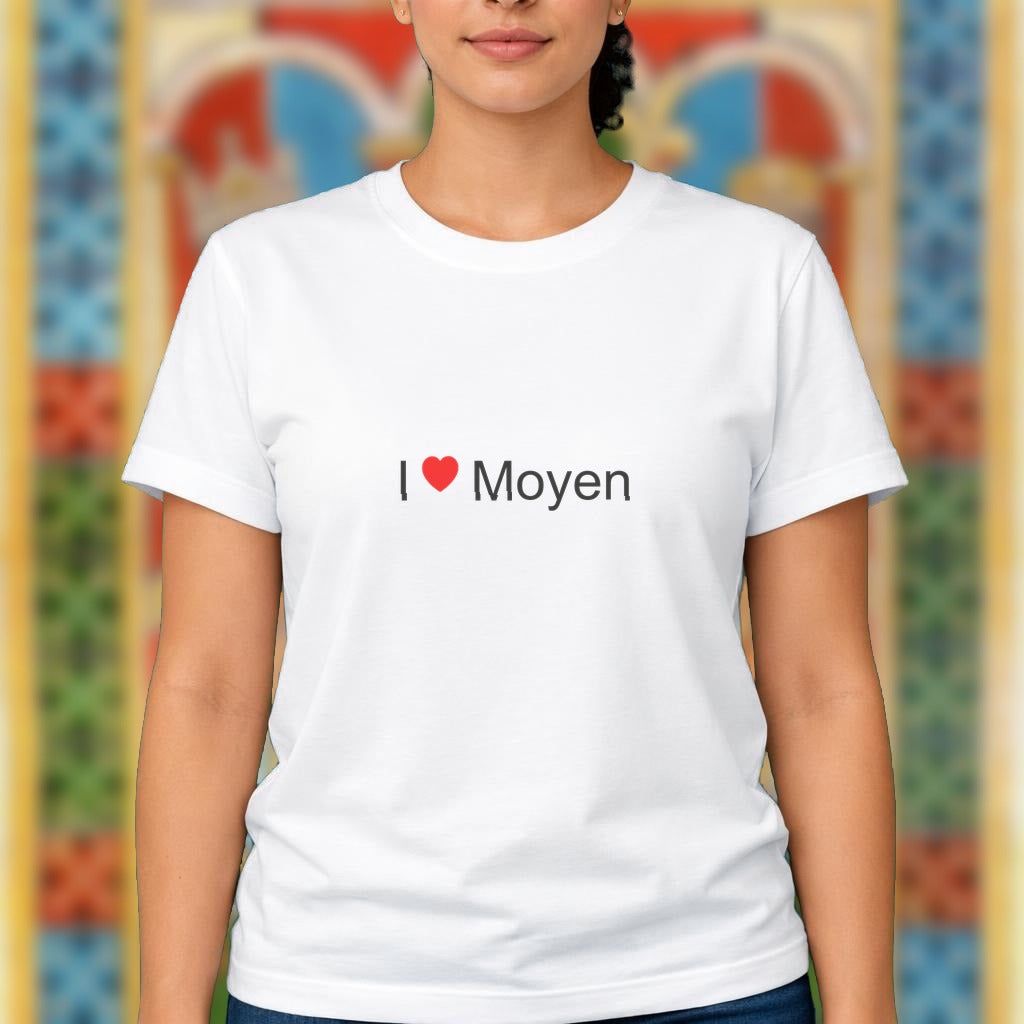 T-shirt I love moyen