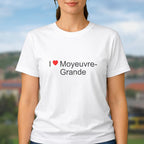 T-shirt I love moyeuvre-grande