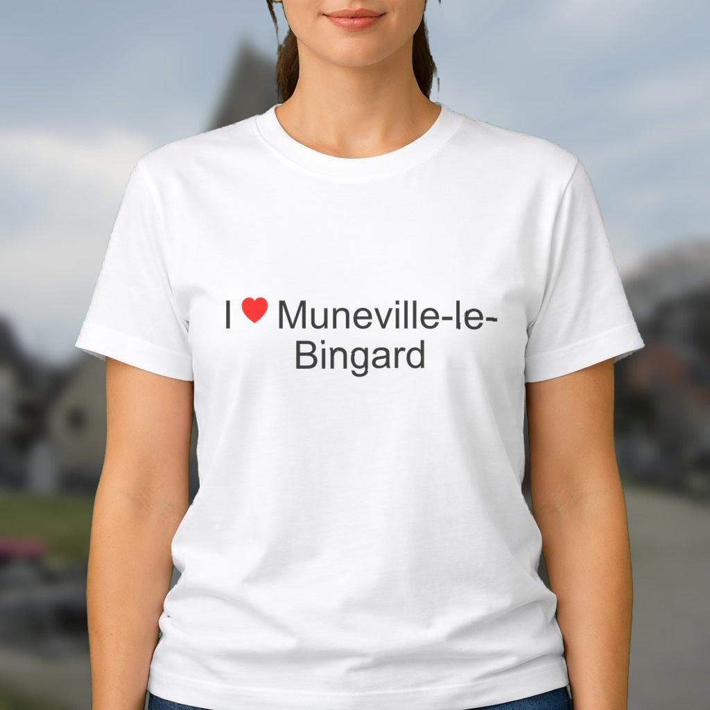 T-shirt I love muneville-le-bingard