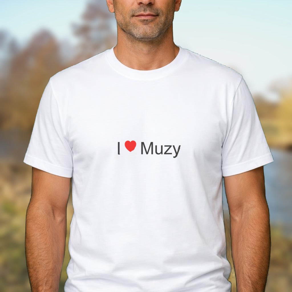 T-shirt I love muzy